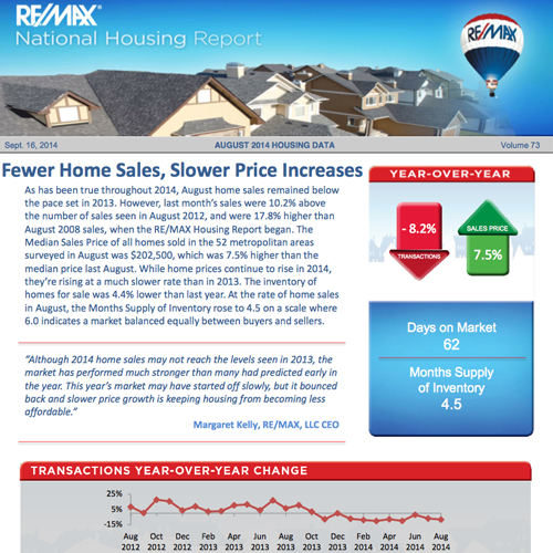 National Housing Report : Home Sales & Prices Rise Slower